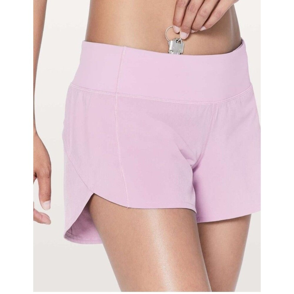 Lululemon Women's Size 2 Lavender Speed Up Lined Running Shorts  Athleisure